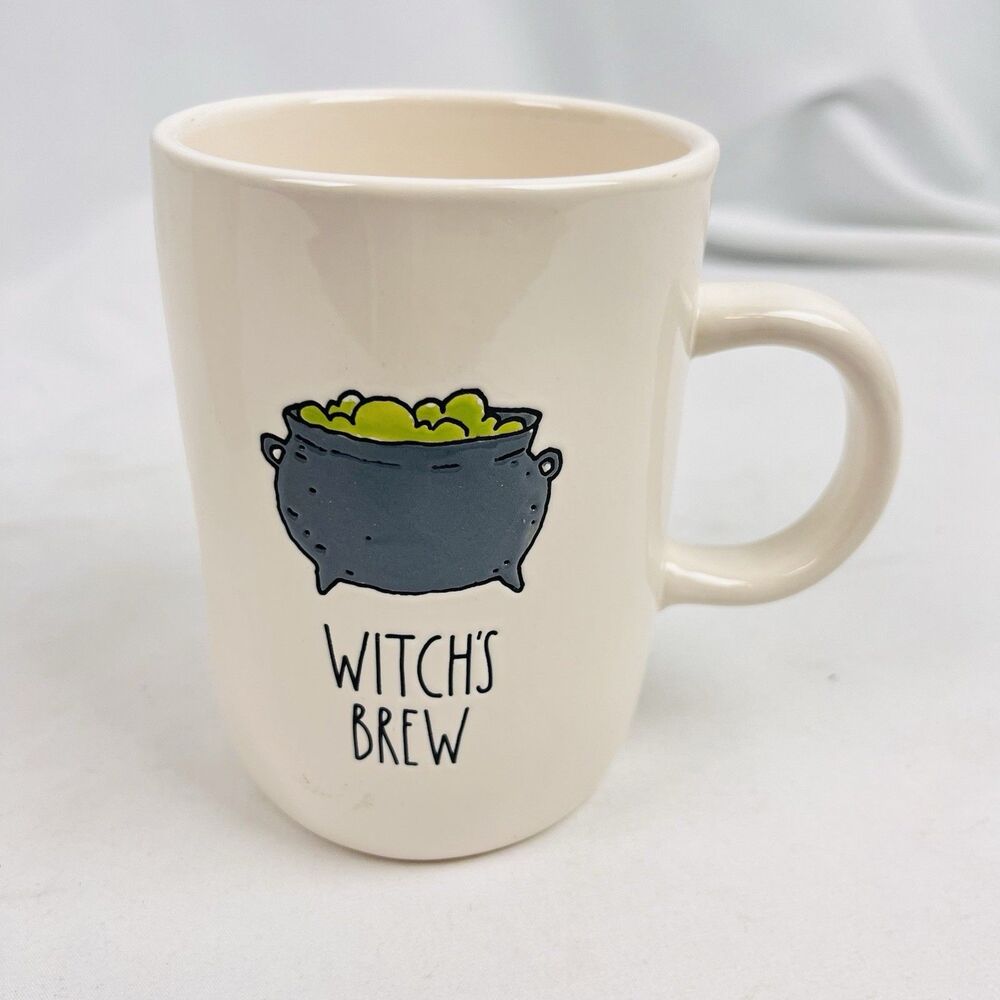 Rae Dunn Witch’s Brew Mug Magenta Artisan Collection Halloween Cottagecore Decor